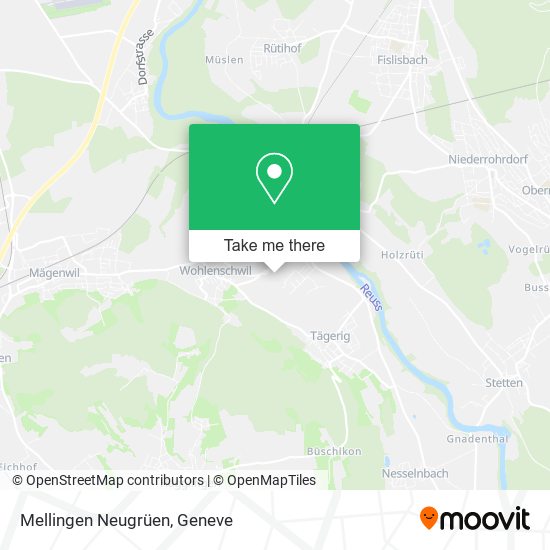 Mellingen Neugrüen map