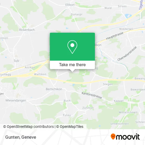 Gunten map