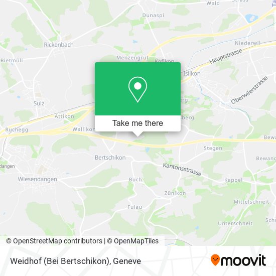 Weidhof (Bei Bertschikon) map