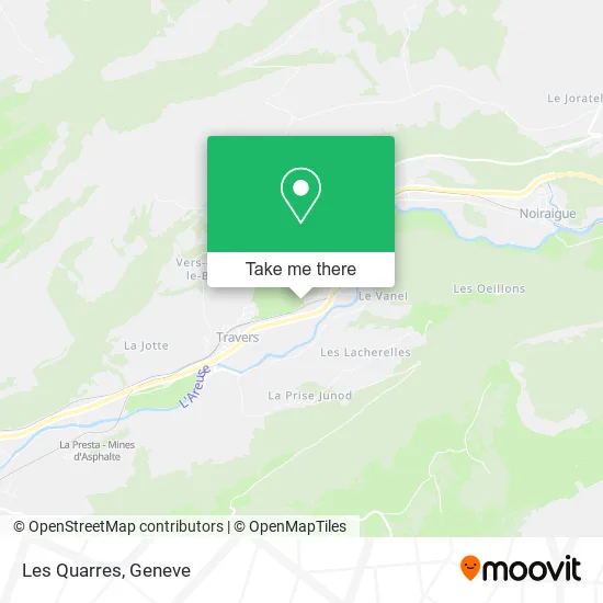 Les Quarres map