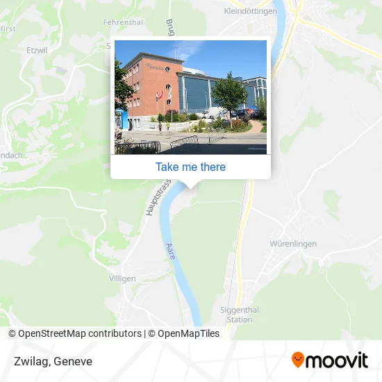 Zwilag map