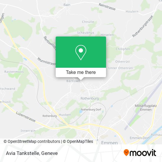 Avia Tankstelle map