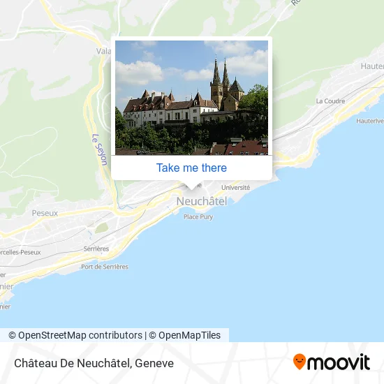 Château De Neuchâtel map