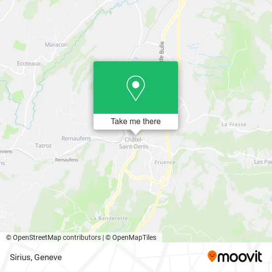 Sirius map