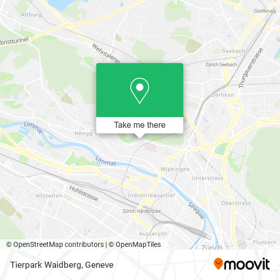 Tierpark Waidberg map