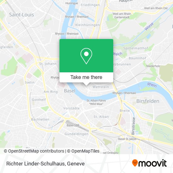 Richter Linder-Schulhaus map