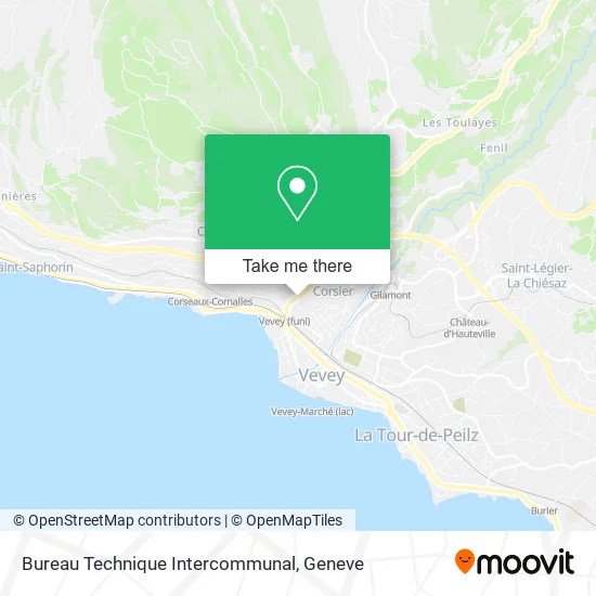 Bureau Technique Intercommunal map