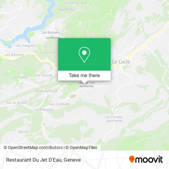 Restaurant Du Jet D'Eau map