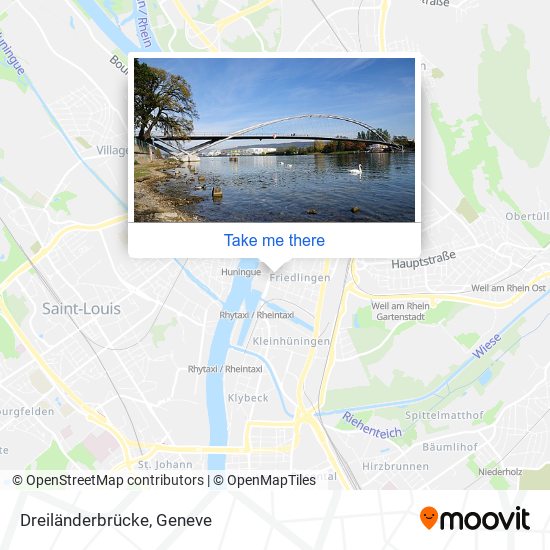 Dreiländerbrücke map