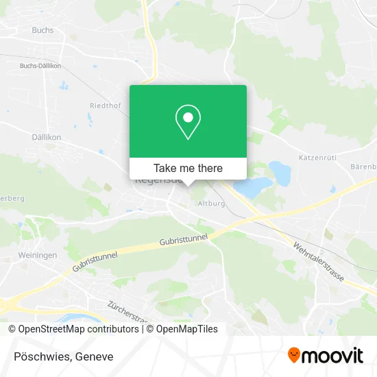 Pöschwies map