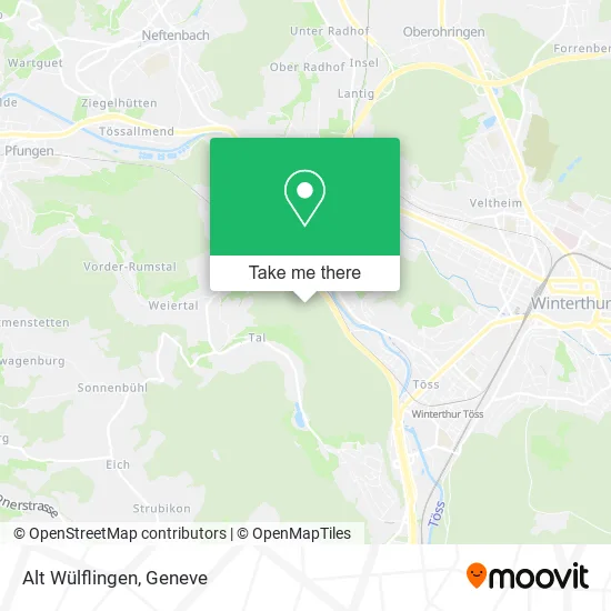 Alt Wülflingen map