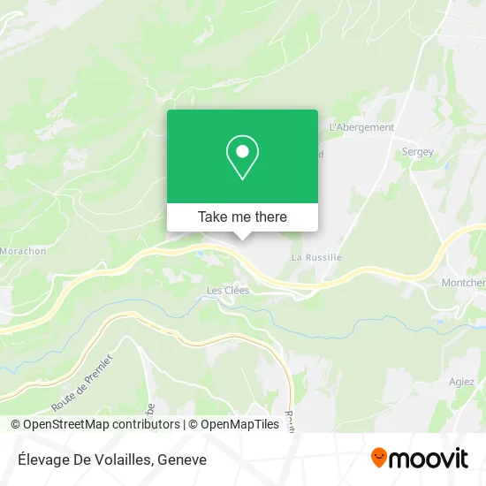 Élevage De Volailles map
