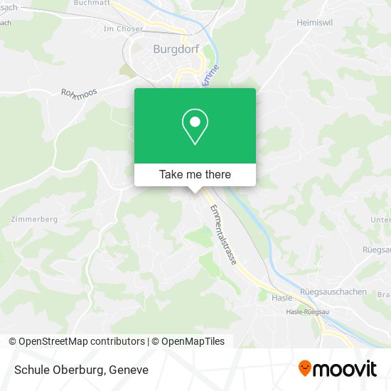 Schule Oberburg map