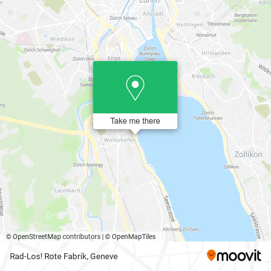 Rad-Los! Rote Fabrik map