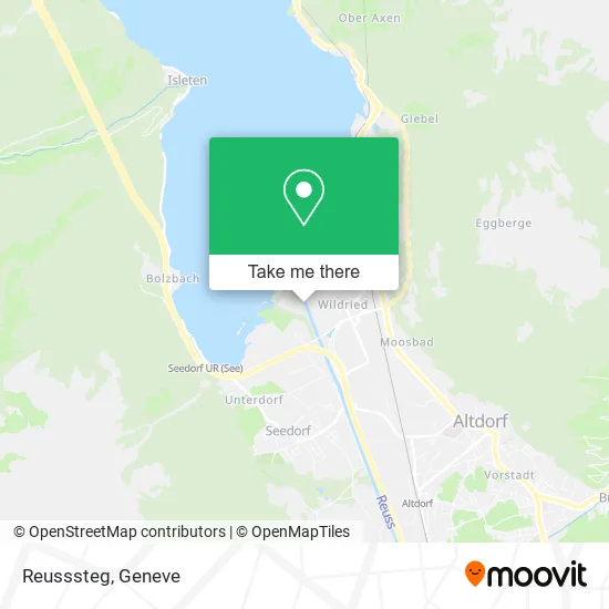 Reusssteg map