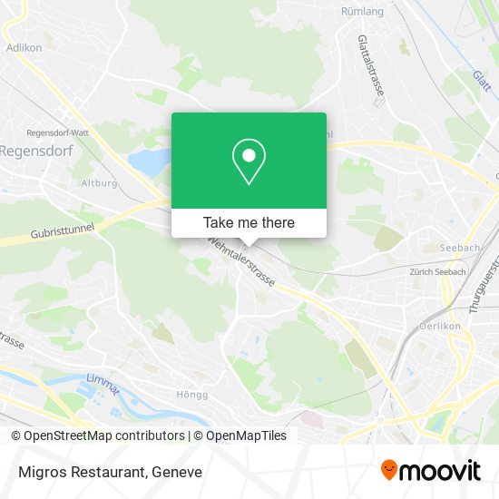 Migros Restaurant map