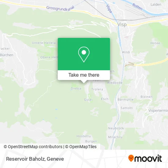 Reservoir Baholz map