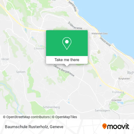 Baumschule Rusterholz map