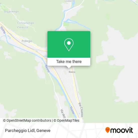 Parcheggio Lidl map