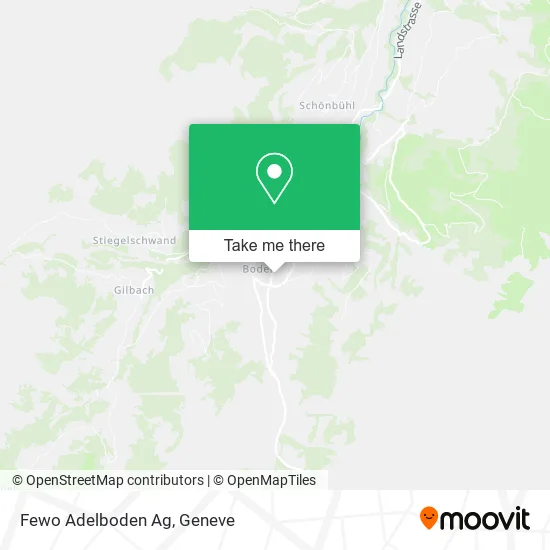 Fewo Adelboden Ag map