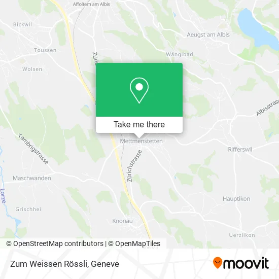 Zum Weissen Rössli map