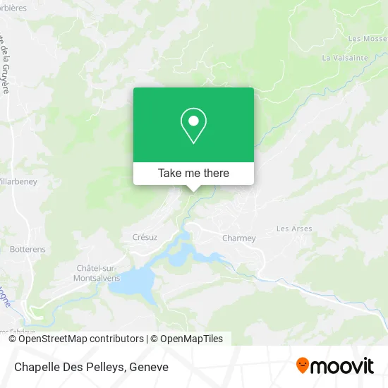 Chapelle Des Pelleys map