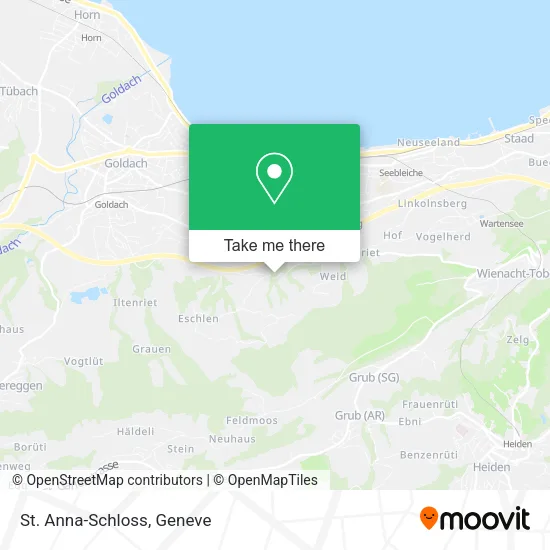 St. Anna-Schloss map
