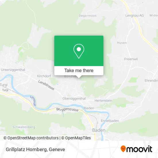 Grillplatz Homberg map
