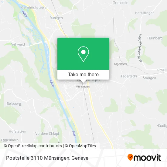 Poststelle 3110 Münsingen map