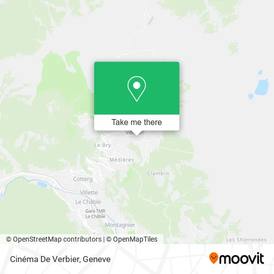 Cinéma De Verbier map