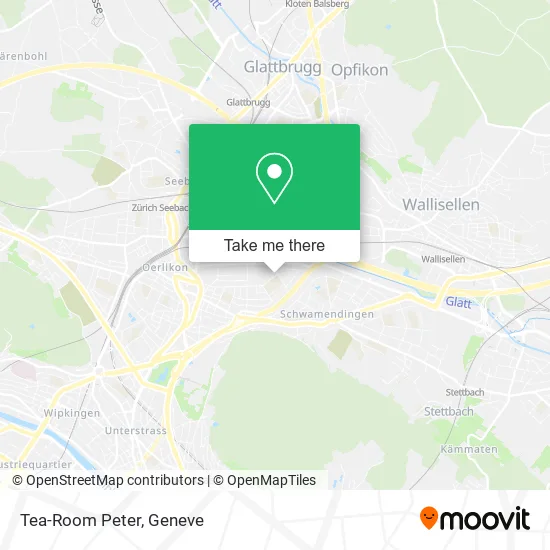 Tea-Room Peter map