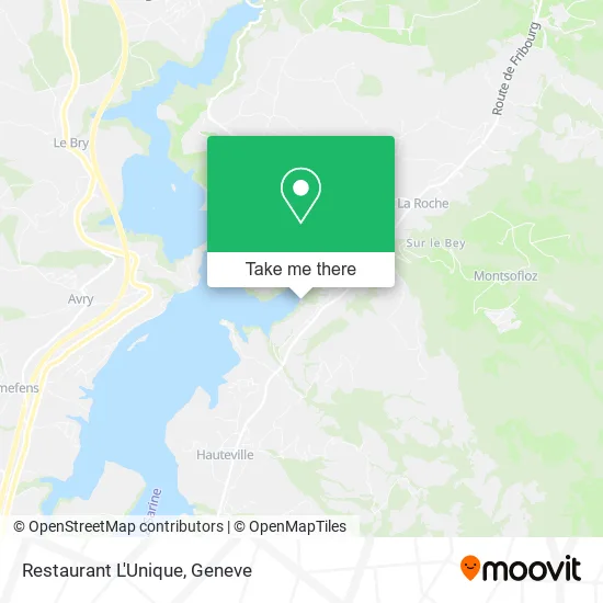 Restaurant L'Unique map