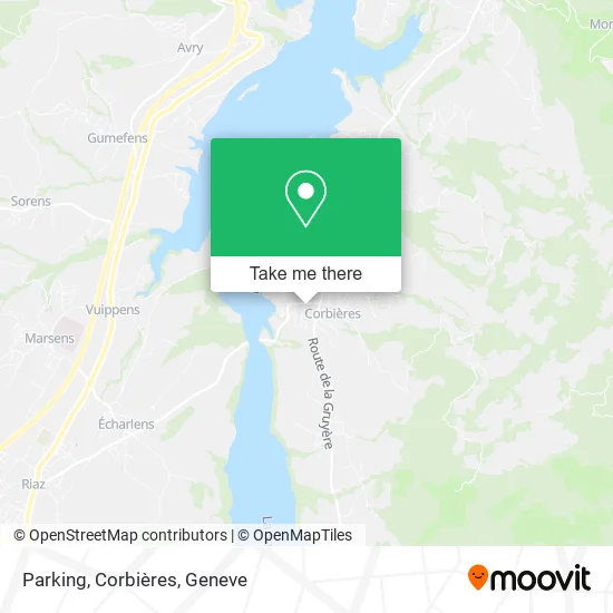 Parking, Corbières map