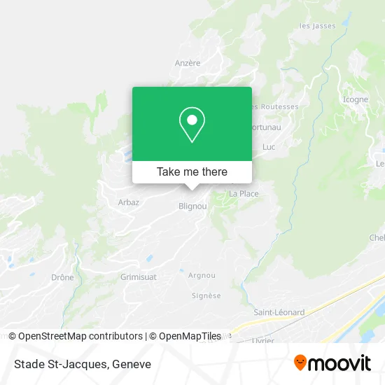 Stade St-Jacques map