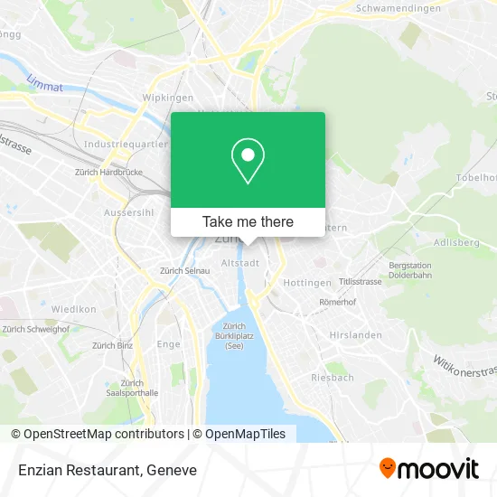 Enzian Restaurant map