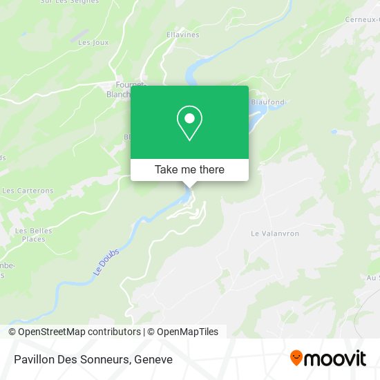 Pavillon Des Sonneurs map
