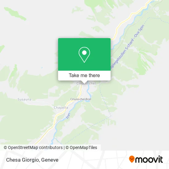 Chesa Giorgio map