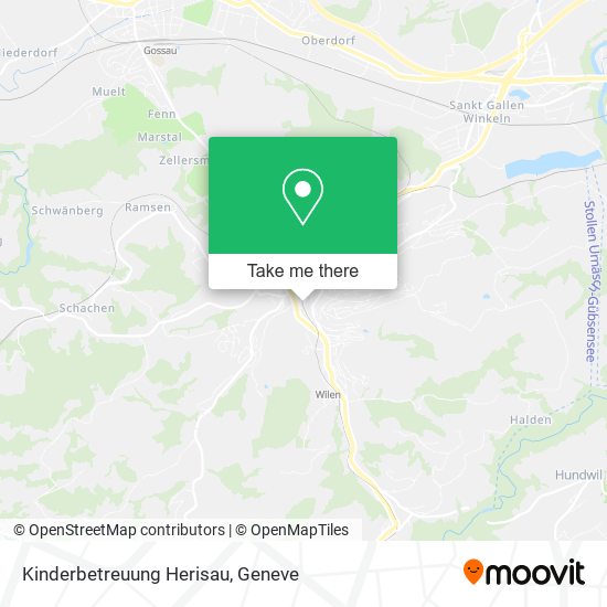 Kinderbetreuung Herisau map