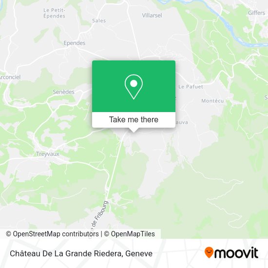 Château De La Grande Riedera map