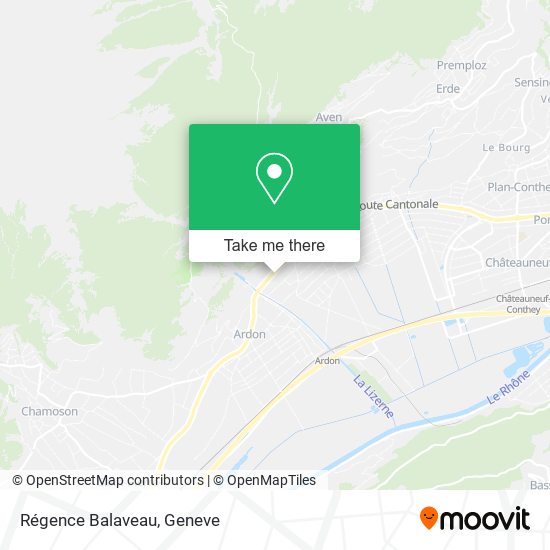 Régence Balaveau map
