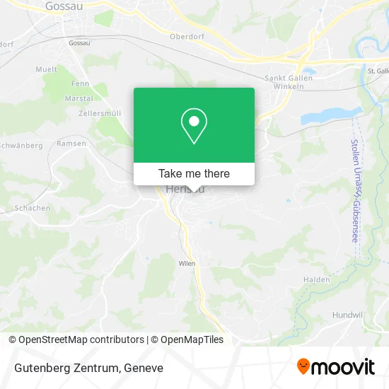 Gutenberg Zentrum map