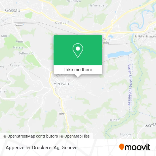 Appenzeller Druckerei Ag map