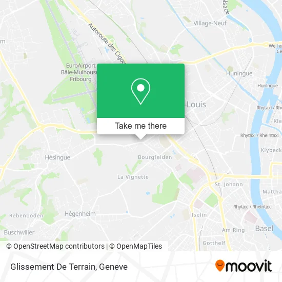 Glissement De Terrain map