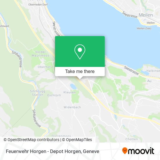 Feuerwehr Horgen - Depot Horgen map