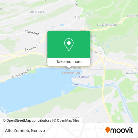 Alte Zementi map