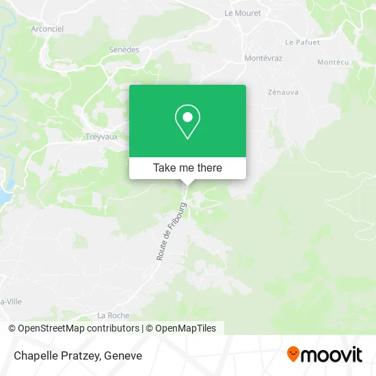 Chapelle Pratzey map