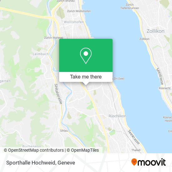 Sporthalle Hochweid map