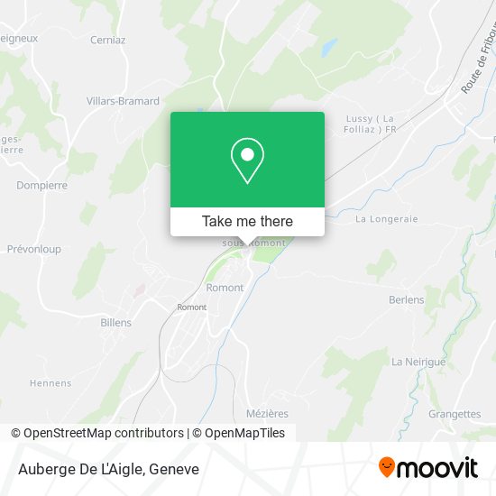 Auberge De L'Aigle map