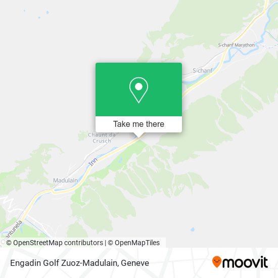 Engadin Golf Zuoz-Madulain plan