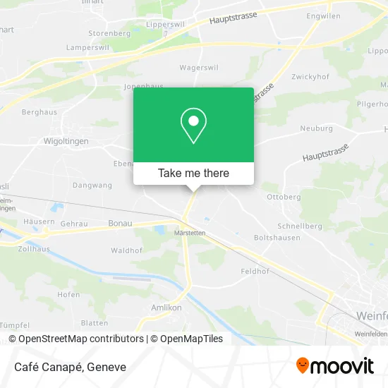 Café Canapé map